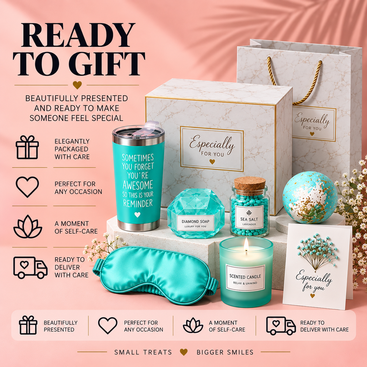 Spa Gift Box for Her | Luxury Pamper Gift Set | Birthday Present