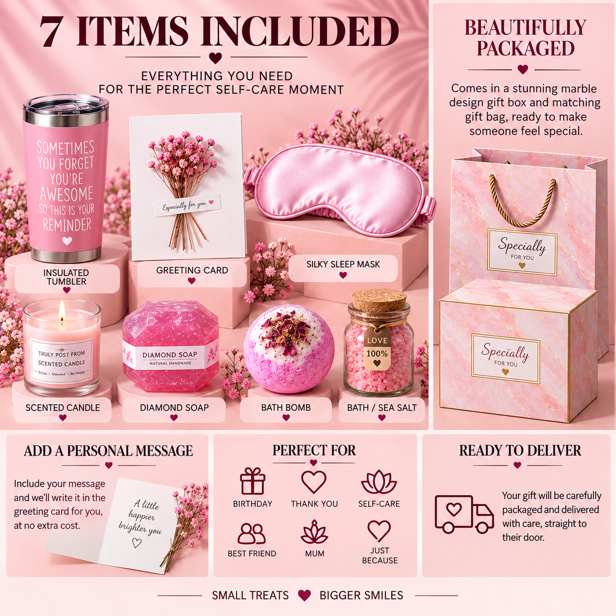 Self Care Gift Box for Her | Luxury Pamper Box | Birthday Present