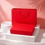Personalised Red Gift Set | Luxury Engraved Gift for Him & Her